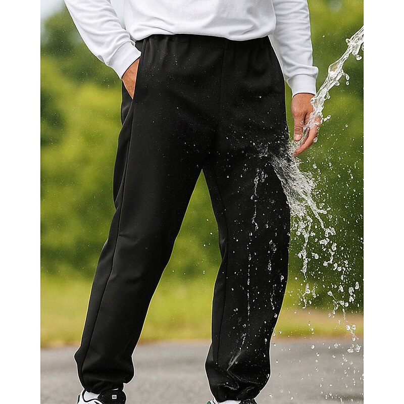 Men's Hiking Pants Trousers Waterproof Hiking Pants Hiking Trousers Fleece Pants Winter Outdoor Regular Fit Waterproof Windproof Warm Pants / Trousers Pocket Black Army Green Camping / Hiking Hunting4