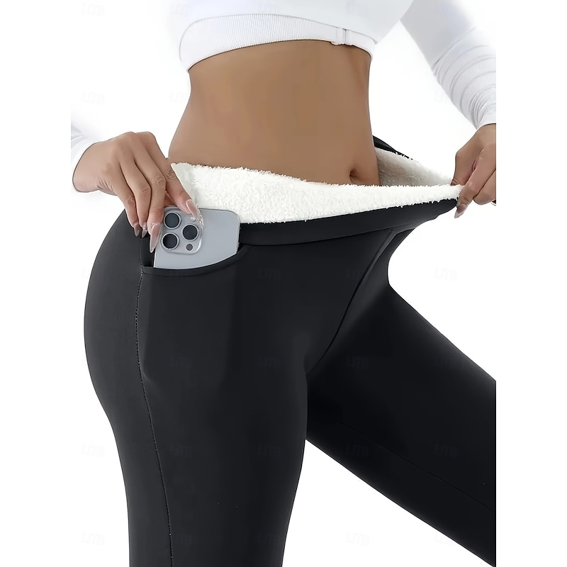 Women's Tights Leggings Anti Chafing Shorts Vacation Vintage Ethnic Style Full Length High Waist Solid Color High Cut Thermal Warm Comfort Stretchy Outdoor Vacation Street Black Red Blue Gray Summer