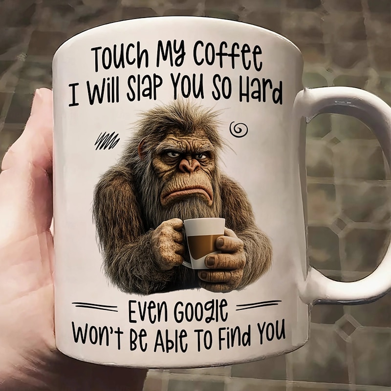 Funny Gift Mug Touch My Coffee I Will Slap You So Hard Fun Christmas Gifts For Friends Coworkers