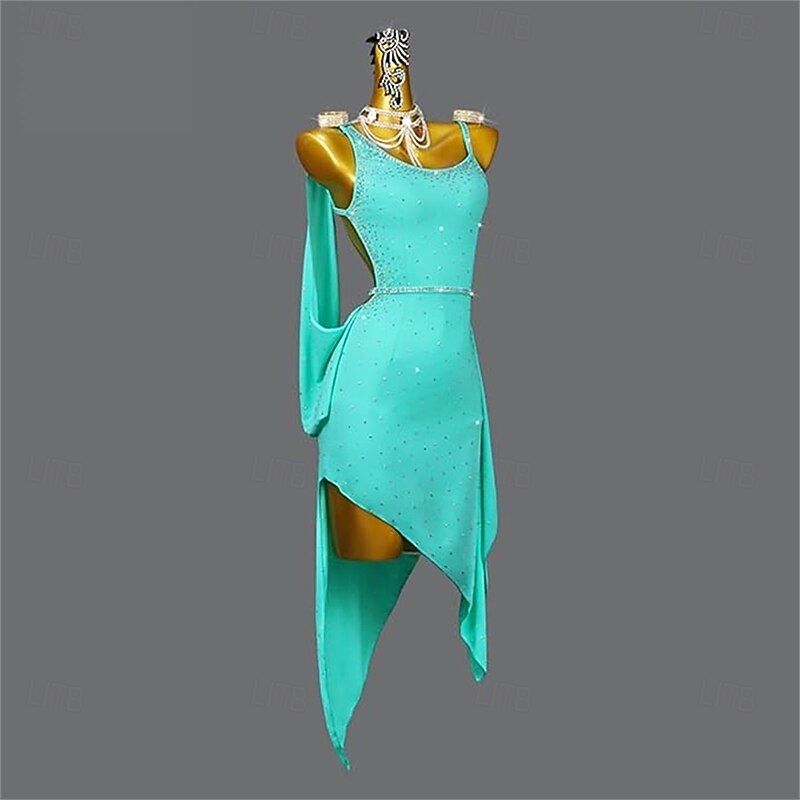 Fringe Latin Dance Dresses for Women Split Leg Latin Competition Dress Sides Split Salsa Tango Cha Cha Rumba Dancing2