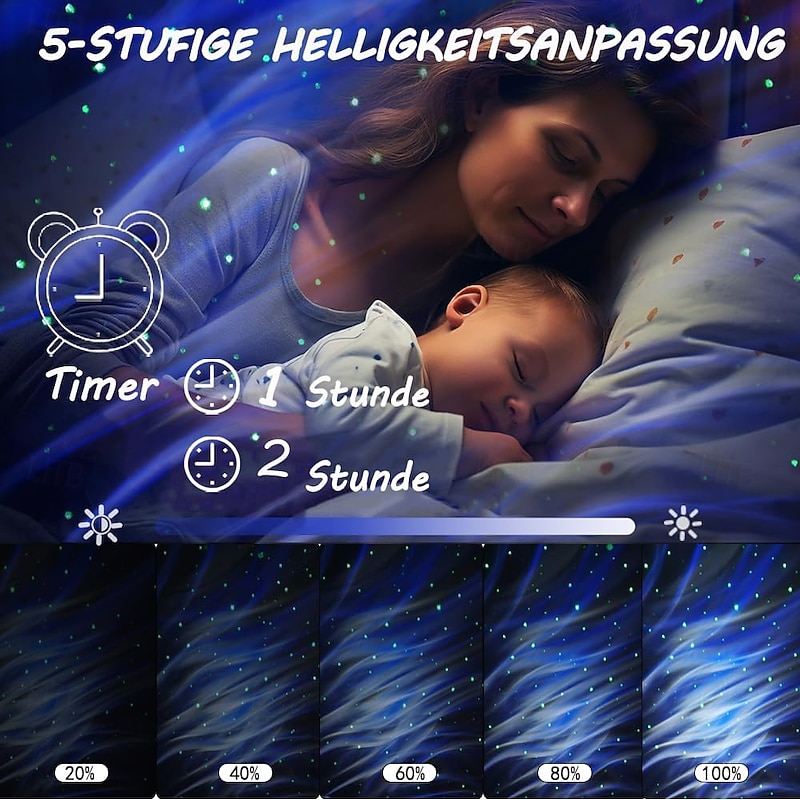 16 Modes Starry Sky Projector LED Night Light Kids Starlight Projector Galaxy Projector Remote Control Timer Star Projector Night Light for Children Adults Party Easter Gifts4