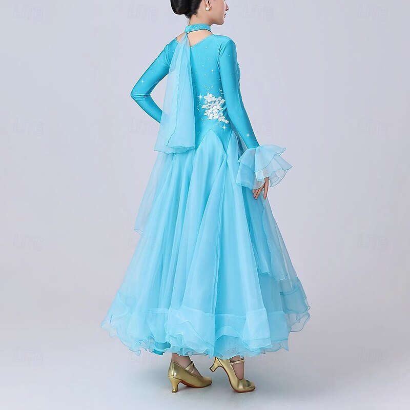 Ballroom Dance Dresses for Women's Performance Modern Waltz Dance Competition Dress Tango Dancewear Costumes2