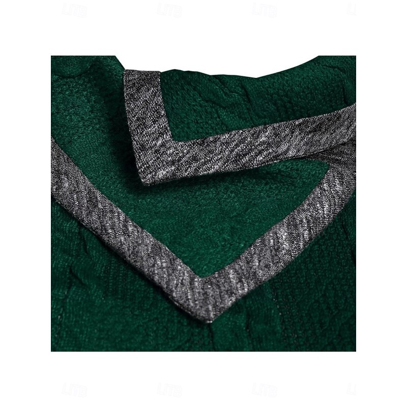 Women's Sweater Casual Soft Color Block Cable Turtleneck Knitted Long Sleeve Regular Tops Knit Outdoor Daily Weekend Black Purple Fall Winter2