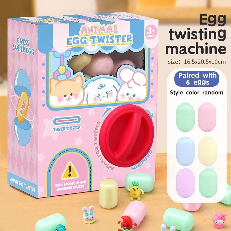 Vending Machine Kids Toys Mini Vending Machine 6 Doll Operated Gumball Prize Machine Maker Game Claws Machine Game Sensory Toys Dolls Gifts3