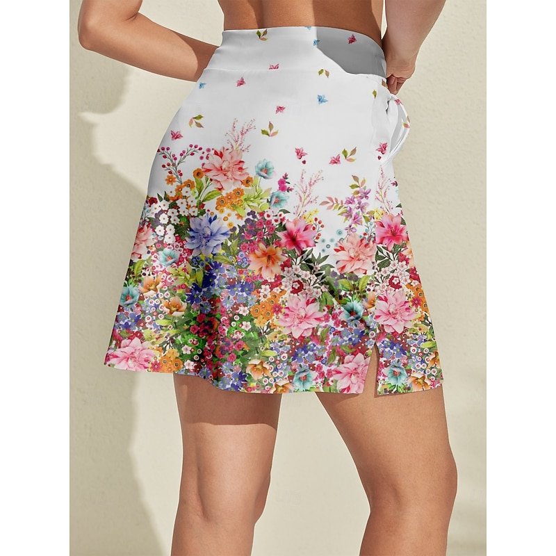 Women's Tennis Skirts Golf Skirts White Skirt Ladies Golf Attire Clothes Outfits Wear Apparel2