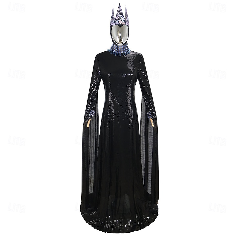 Movie / TV Theme Costumes Dress Outfits Movie Shiny Halloween Movie Cosplay for Women's Adults' Halloween Masquerade Prom Black Tie Gala2