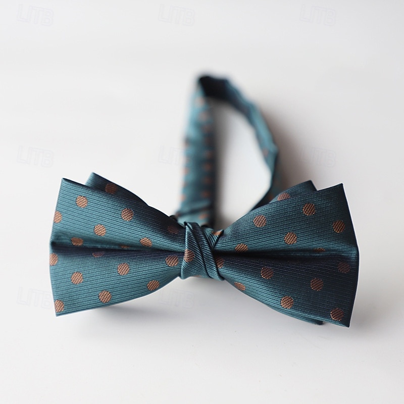Men's Neckties Dot Wedding Party Daily Wear3
