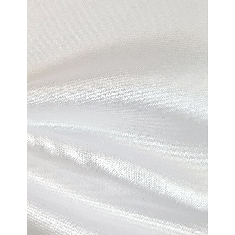 Casual Simple Wedding Dresses A-Line V Neck Sleeveless Sweep / Brush Train Satin Bridal Gowns With Pocket4