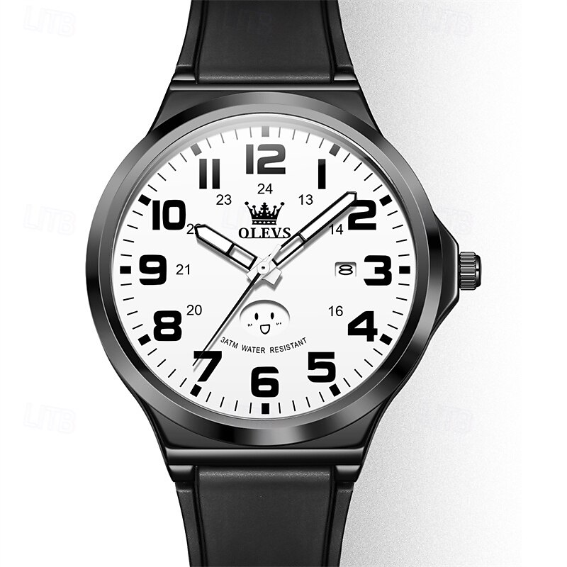 The New Olevs Brand Men'S And Women'S Fashion Watches Luminous Calendar Student Quartz Watches Casual Waterproof Men'S And Women'S Trendy Sports Wristwatches3