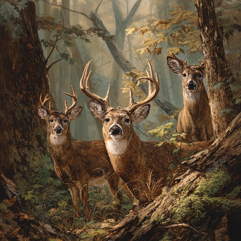 Men's Reindeer Nature & Landscapes Forest Shirt Button Up Shirt Long Sleeve Vintage Retro Outdoor Camping & Hiking Hunting Spring Fall Turndown 3D Print Collared Shirts Blue 1# Blue3