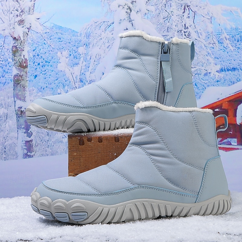 Men's Waterproof Lightweight Winter Snow Boots with Fur Inside, Slip-On Design, Outdoor Cold Weather Footwear4