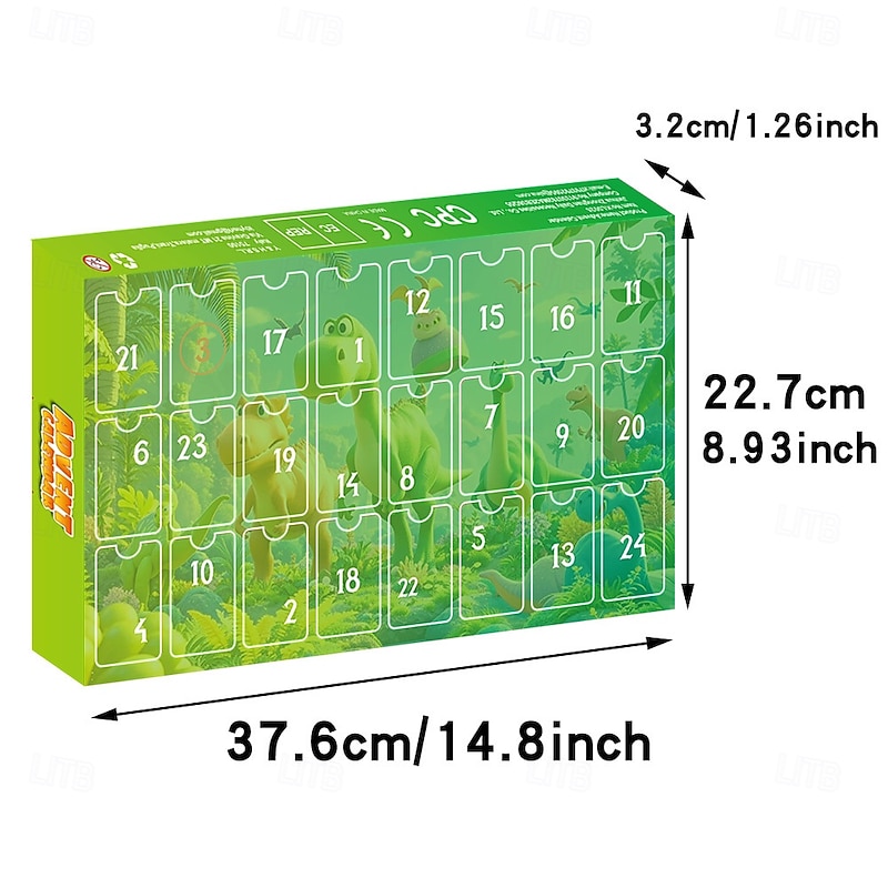 2025 Christmas Advent Calendar Blind Box Cave Fun Children's Gift Dinosaur Egg 24 Day Digital Countdown2