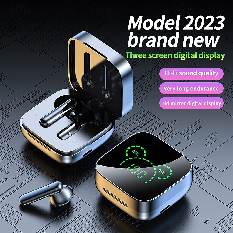 K60 True Wireless Headphones TWS Earbuds In Ear Bluetooth 5.3 Deep Bass for Apple Samsung Huawei Xiaomi MI  Gym Workout Camping / Hiking Outdoor Office Business Car Motorcycle Truck Driving