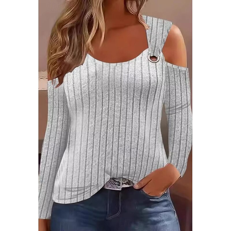 Women's Blouse Solid Color Stylish Casual Long Sleeve Strap Regular Tops Daily Patchwork Black Pink Army Green Blue Khaki Spring Fall Winter3