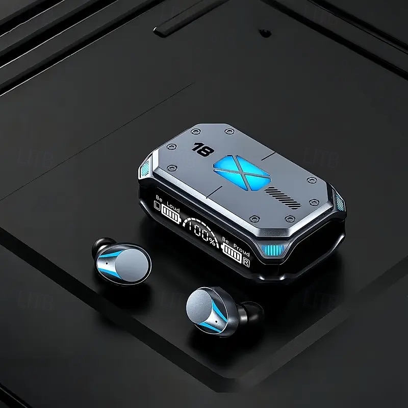 M41 True Wireless Headphones TWS Earbuds In Ear Bluetooth 5.3 LED Light Sports for Apple Samsung Huawei Xiaomi MI  Gym Workout Running Fitness Office Business Travel Entertainment