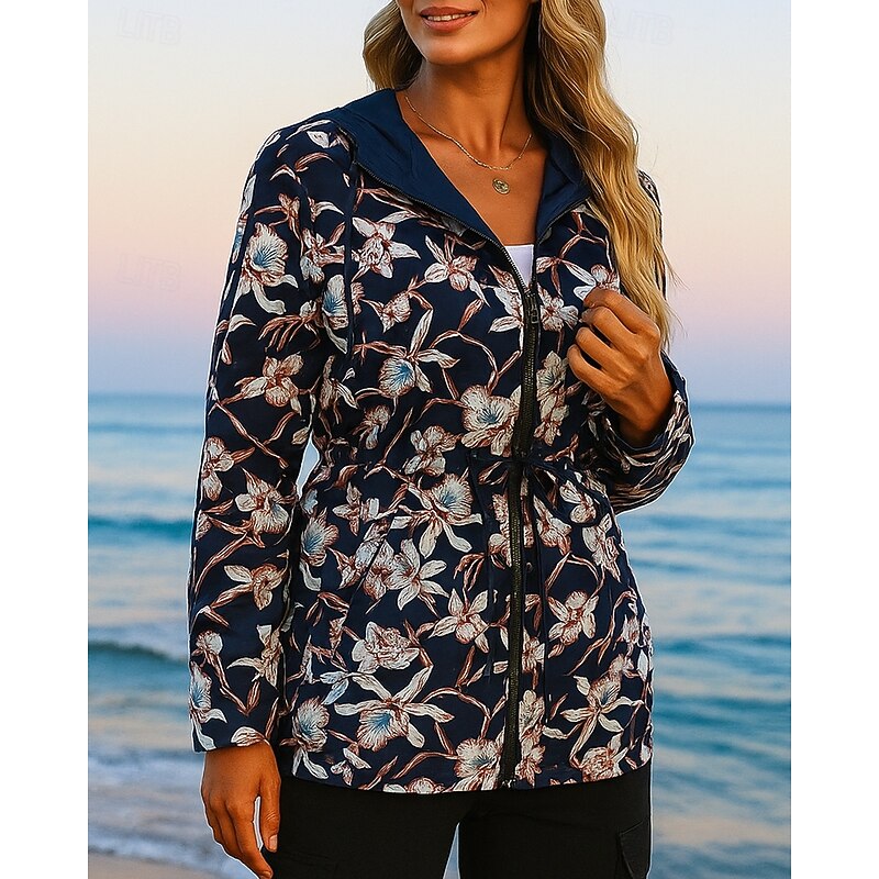 Women's Windbreaker Outdoor Jacket Hiking Jacket Outdoor Waterproof Windproof Quick Dry Breathable Hiking Outfits Hiking Clothes Spring Autumn / Fall Jacket Hunting Climbing Camping / Hiking / Caving4