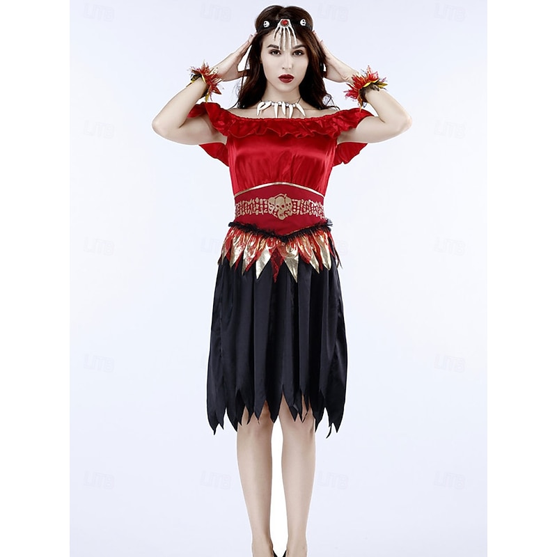 Vampire Halloween Dress Fancy Costume Couples' Costumes Cosplay Adults' Women's Halloween Carnival Performance Party Easy Halloween Costumes Dress Up2