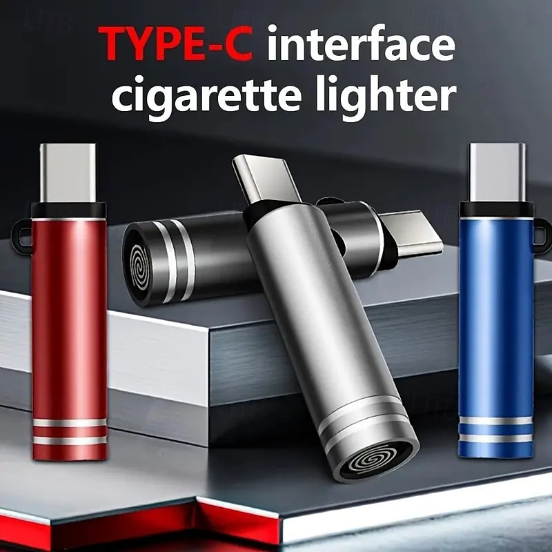 Convenient Usb-c Emergency Lighter - Made Of Aluminum Alloy Requires No Batteries Simply Enable Your Phone's Otg Mode To Use - Automatically Shuts Off After 8 Seconds For Outdoor Safety4