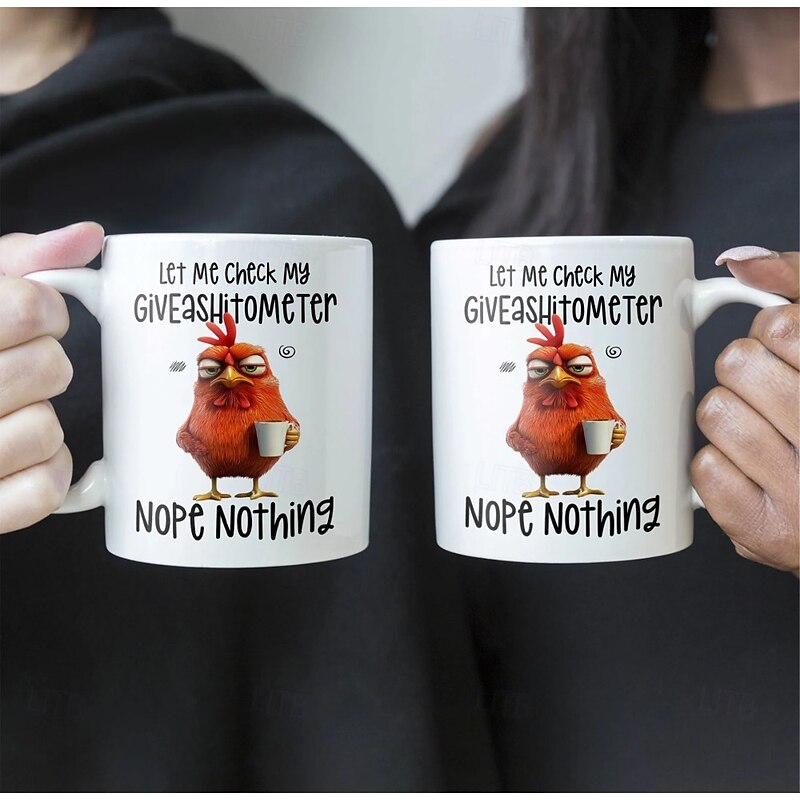 Funny Gift Mug Let Me Check My Giveashitometer Nope Nothing Fun Christmas Gifts For Coworkers Friends Family3