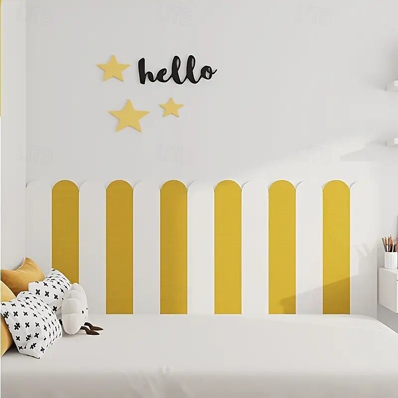 10pcs Arch Pattern Self-Adhesive Wall Stickers, Removable and Repositionable Home Décor, Easy to Install, Perfect for Living Room, Entryway, Bedroom, and Other Indoor Spaces2