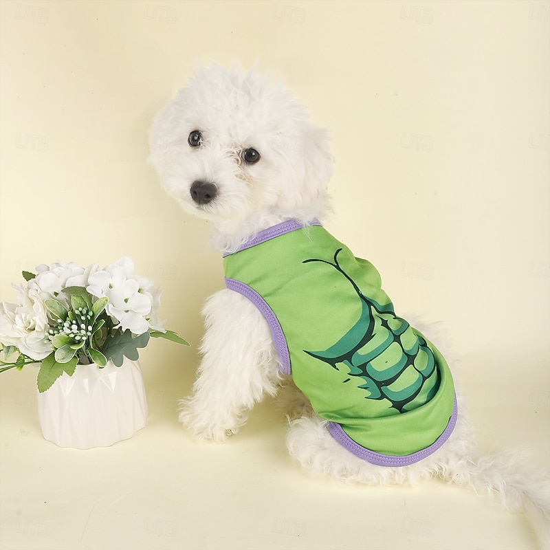 1pcs Halloween Spider  Pet Vests | Polyester | Breathable Flea-Proof | Dog and Cat Shirts | Indoor/Outdoor | Hoodie Style2