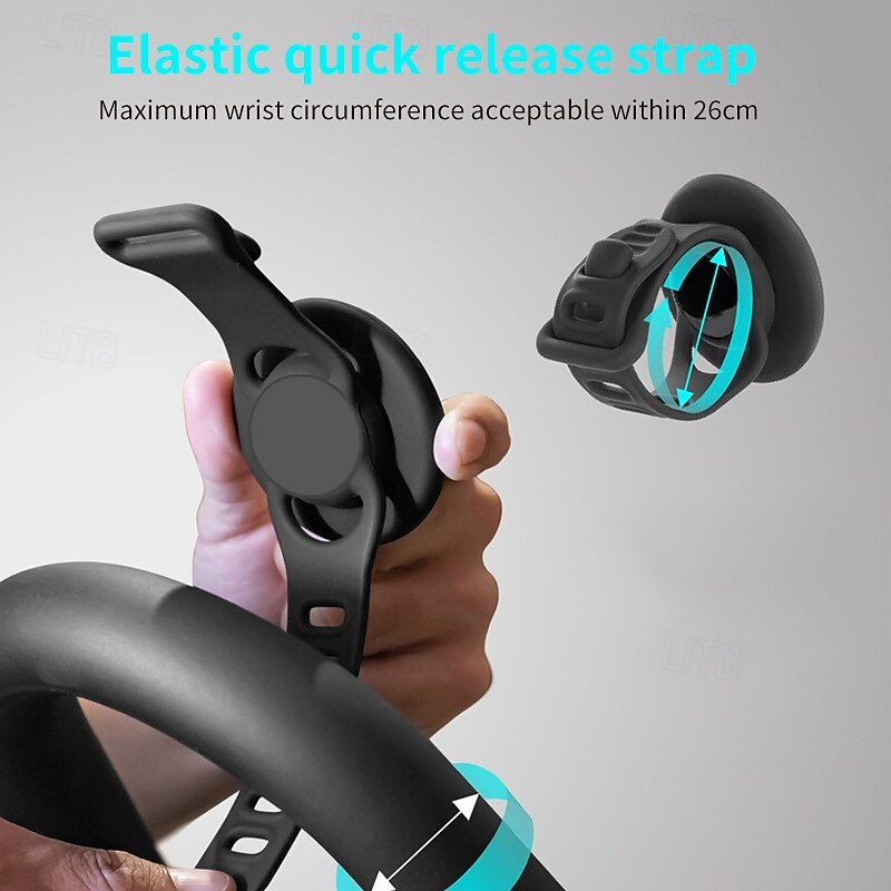 Magnetic Mount Gym Phone Holder Adjustable Strap Steering Wheel Phone Mount3