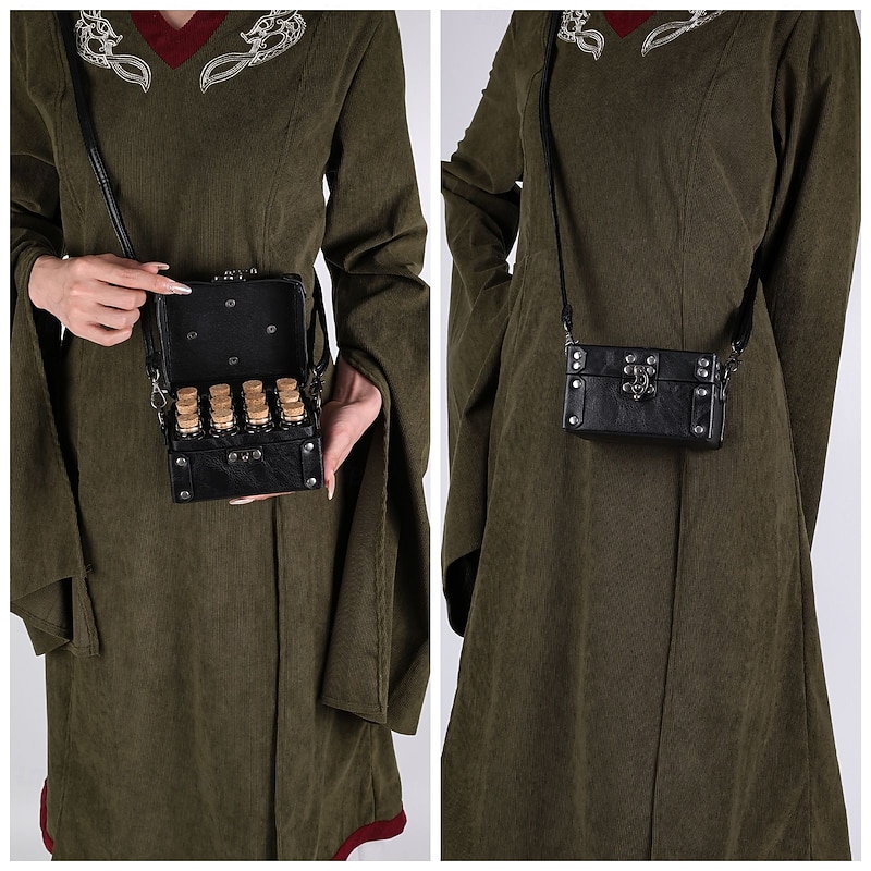 Medieval Renaissance Accessories Viking Fancy Dress Men's Women's Celtic Viking Fantasy Halloween Carnival Performance LARP Adults' More Accessories Magic Bottle All Seasons4