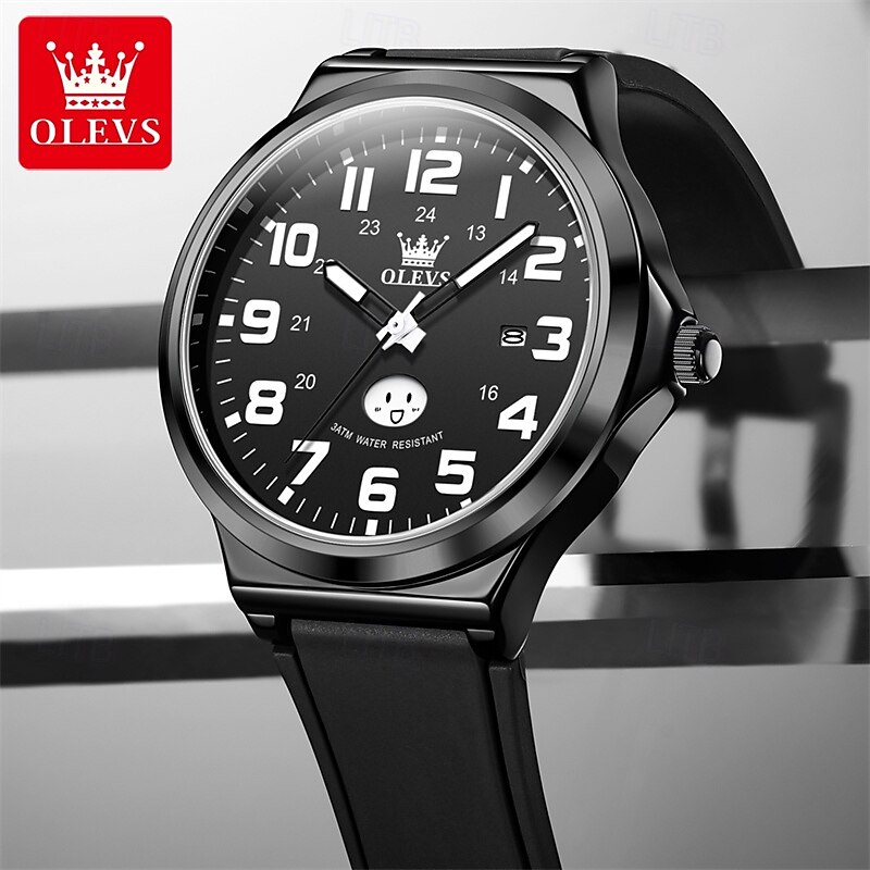 The New Olevs Brand Men'S And Women'S Fashion Watches Luminous Calendar Student Quartz Watches Casual Waterproof Men'S And Women'S Trendy Sports Wristwatches4
