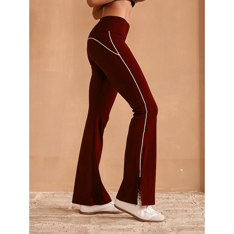 Women's Flare Performance Stretch Pants for Pickleball Tennis Ladies Activewear Attire Clothes Outfits4