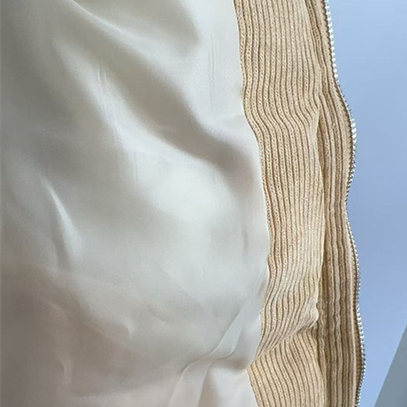 Men's Winter Coat Puffer Jacket Pocket Polyster Vacation Daily Wear Date Regular Fashion Casual Comfortable Thermal Warm Fall Winter Solid / Plain Color Black Khaki Gray Puffer Jacket4