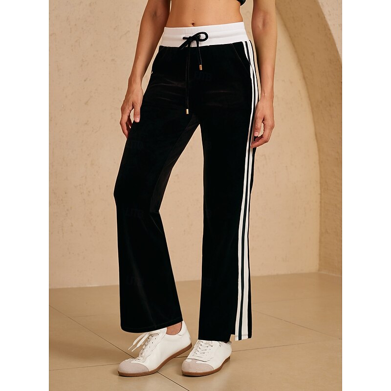 Women's Golf Pants Black Pants / Trousers Ladies Golf Attire Clothes Outfits Wear Apparel