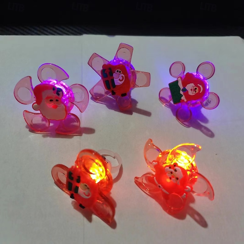 Halloween LED Ring Light Up Rings Halloween Toys Glow in The Dark Halloween Party Favors for Kids Adults LED Flash Rings Ghost Pumpkin Skeleton Best Gift 12 Pack2