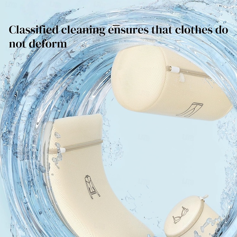 TAILI Mesh Laundry Bags, Washing Machine Bags, Reusable Travel Laundry Pouch With Zipper, Delicate Washing Machine Net Pouches For Travel, Shoes, Bra, Pants, Coat, Sock, Sneaker, Underwear2