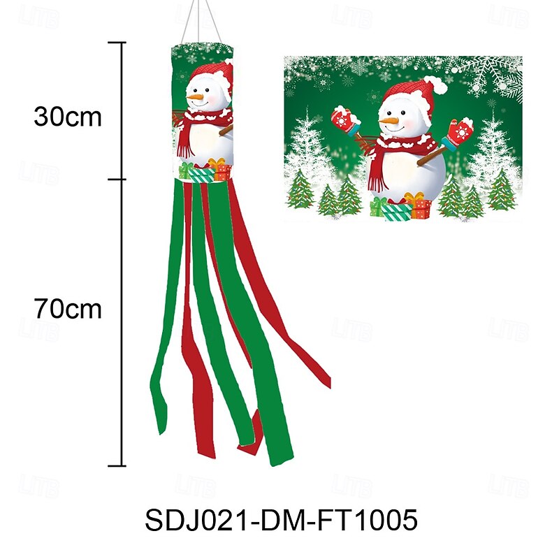 Christmas Santa Claus Yard Flag, Outdoor Holiday Garden Banner, Festive Decoration Flag for Christmas Home, Porch, Lawn, Holiday Atmosphere Setup2