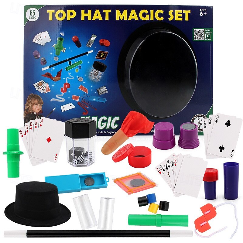 Kids Magic Set - 16 Magic Tricks for Kids to Perform with Step-by-Step Video Instructions for Each Trick Provided by a Professional Magician Toys for Boys and Girls
