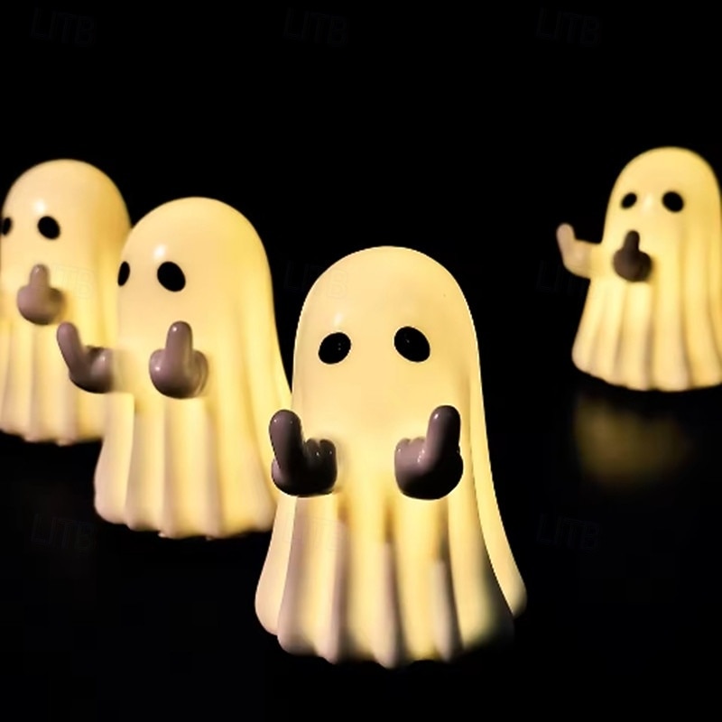 Cute ghost ornament suitable for office desk decoration a multifunctional and unique gift for family and friends on Halloween3