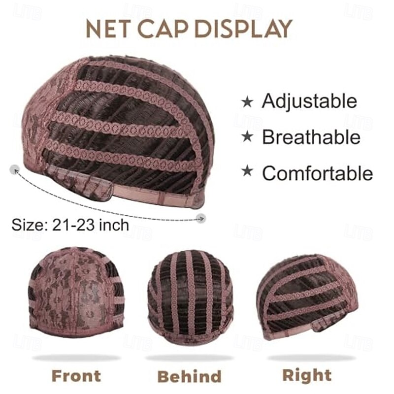 70s Brown Highlight Disco Wig Farrah Fawcett Wigs for Women Lady Natural Synthetic Full Wigs Vintage Cosplay Costume Hair Wig2