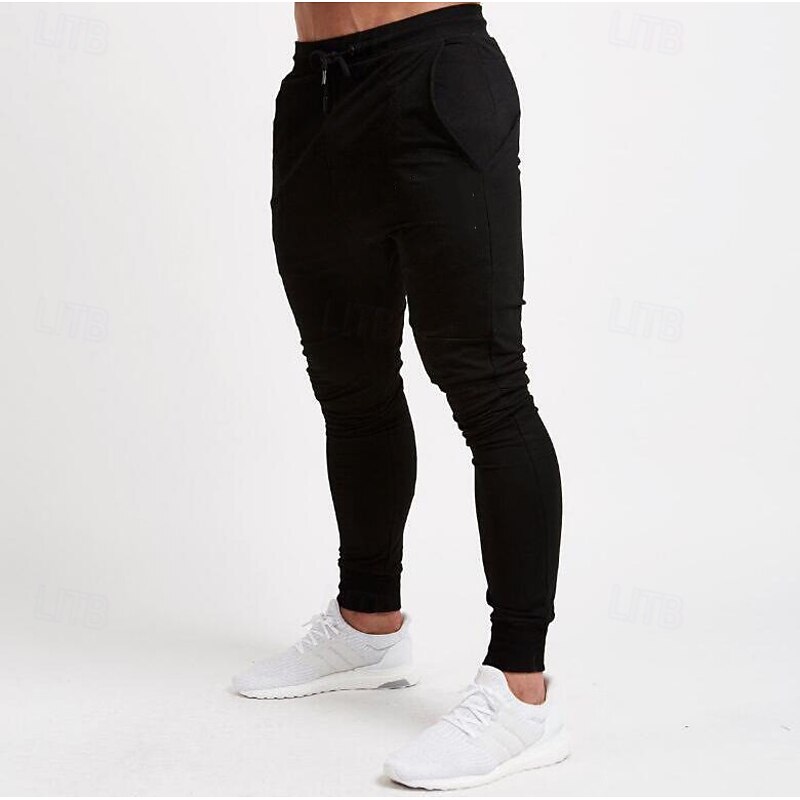 Men's Joggers Sweatpants Running Pants Athletic Pants GYM Pants Drawstring Pocket Elastic Waistband Pants / Trousers Outdoor Sports & Outdoor Athletic Quick Dry Lightweight Soft Marathon Workout2
