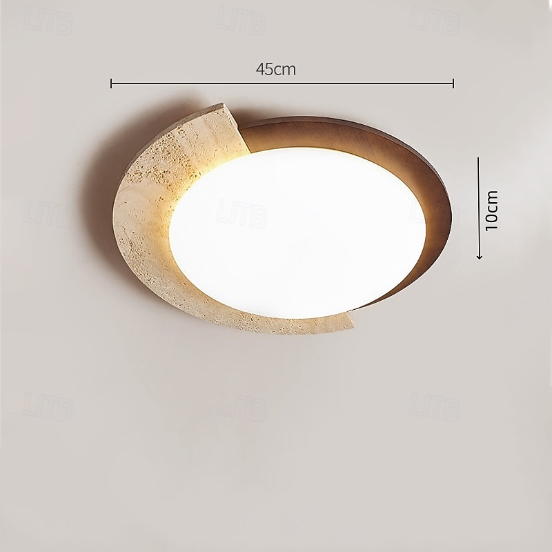 LED Ceiling Light Stepless Dimming 45/58cm Ceiling Decoration Lighting Fixtures, 50 cm LED Ceiling Light Circle Round Design, LED Light Fixture for Home & Office 110-240V3