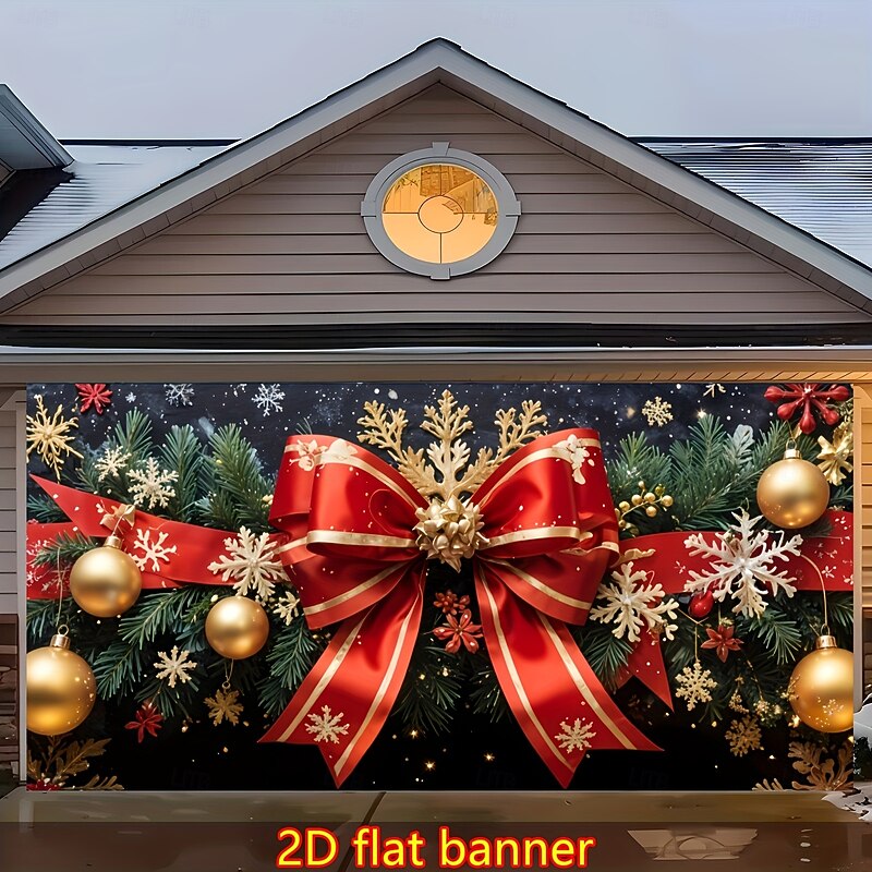 Christmas Outdoor Garage Door Cover Nativity Scene Large Tapestry Backdrop Decoration With Holy Family Manger Starry Night For Holiday Outdoor Garage Door Home Wall Christmas Decorations3