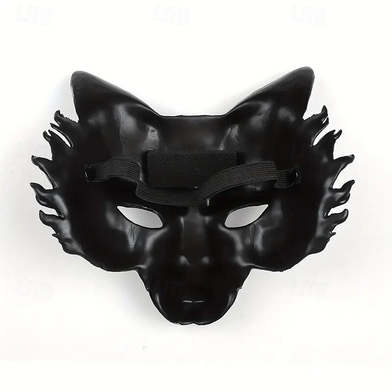 Retro Vintage Medieval Renaissance Mask Shawls Faux Fur Costume Warrior Dragon Viking Fancy Dress Men's Viking Fantasy Halloween Carnival Performance Party LARP Adults Shawl Mask4