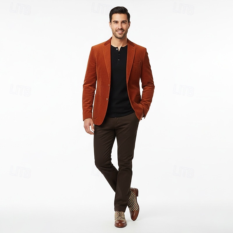 Men's Green and Orange Suede Knit Oxford Shoes – Unique Lace-Up Casual Dress Shoes for Festivals, Parties and Fashion Streetwear2