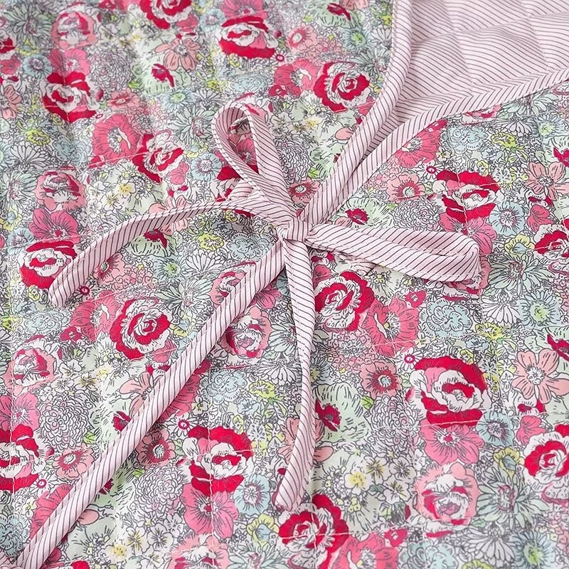 Women's Puffer Jacket Quilted Jacket Casual Jacket Comfortable Breathable Drawstring Retro Casual Floral Vacation Street Casual Daily Wear Cardigan Short V Neck Loose Fit Long Sleeve Outerwear Pink4