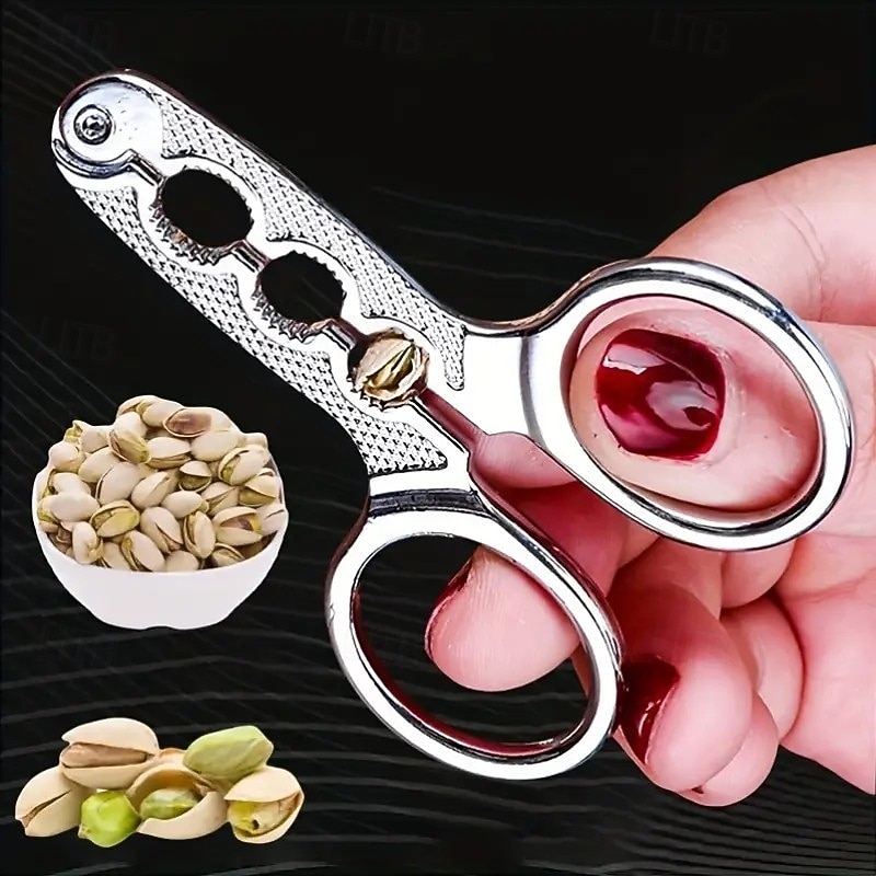 1/2 Pcs Seed Cracker Tool – Sunflower Seed Opener, Nut Shell Cracker for Pine Nuts, Hazelnuts & Snack Shelling, Handy Kitchen Gadget