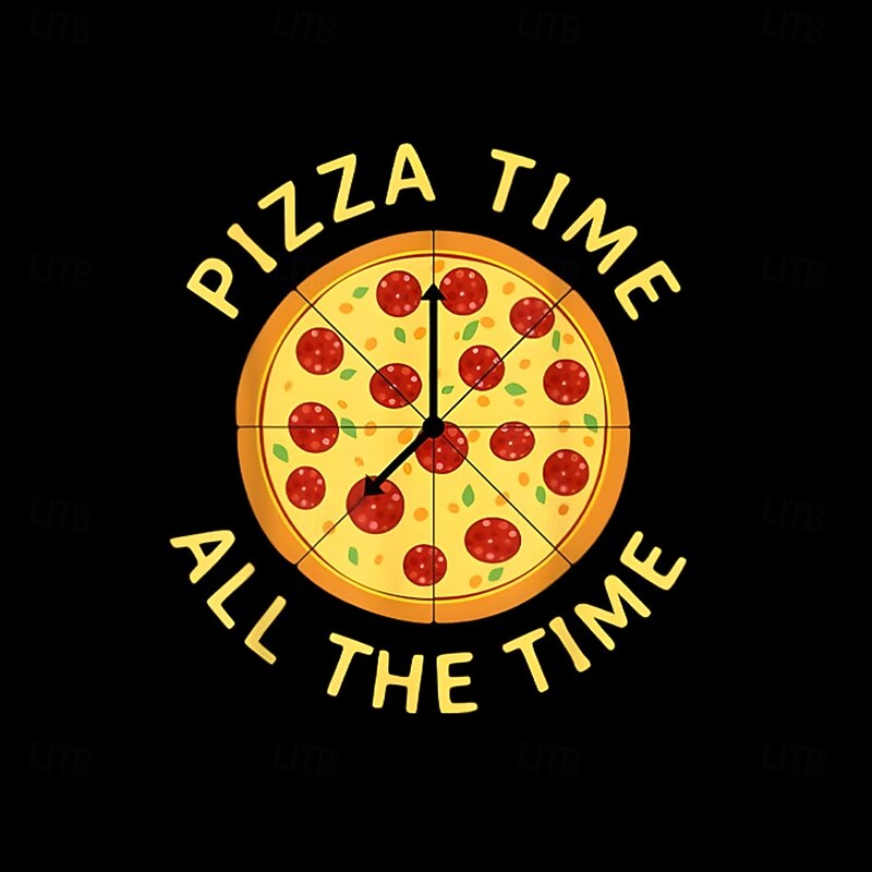 Men's Pizza Funny Slang T Shirt Short Sleeve T shirt 3D Print Crew Neck Shirt Fashion Daily Street Daily Black Red Blue Summer Spring Clothing Apparel S M L XL XXL XXXL3