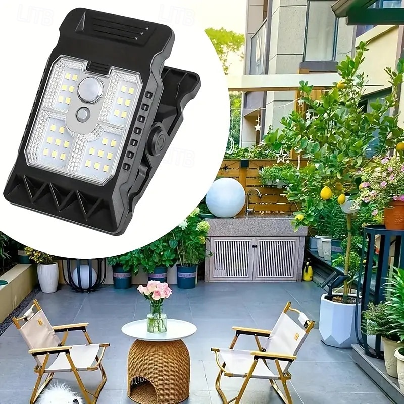 Outdoor Solar Safety Light Strip with Auto Switch Function - IP65 Waterproof 3 Lighting Modes (Timed/Dimmable/Brightness Hold)4