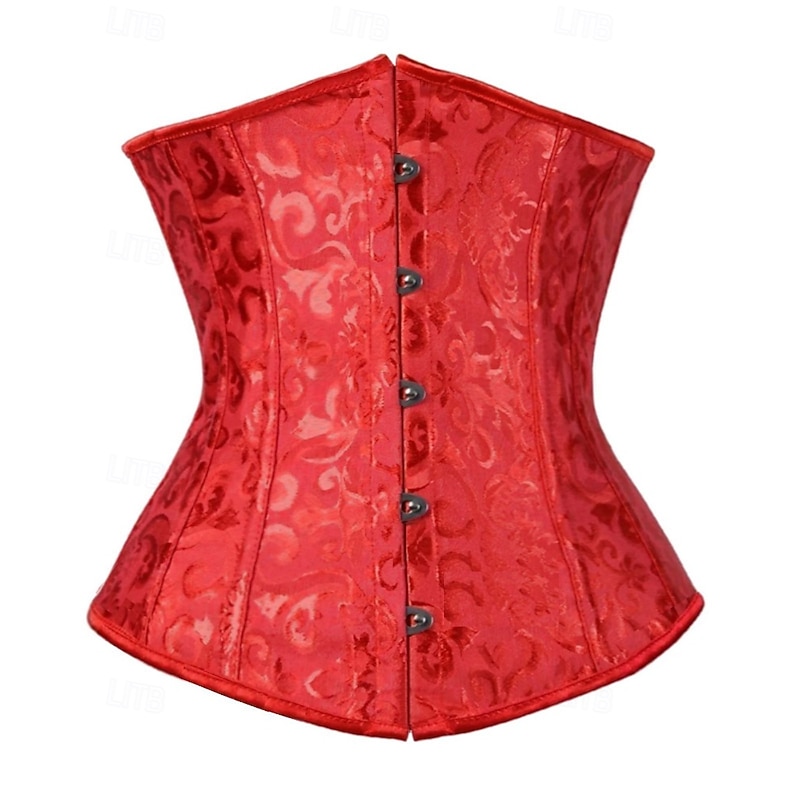 Women's Corset Shapewear Waist Cincher Shapewear Sexy Corset Fashion Sweet Pure Color Backless Vacation Party Street Sleeveless Corset White Red Beige Spring Fall Tailored Fit3