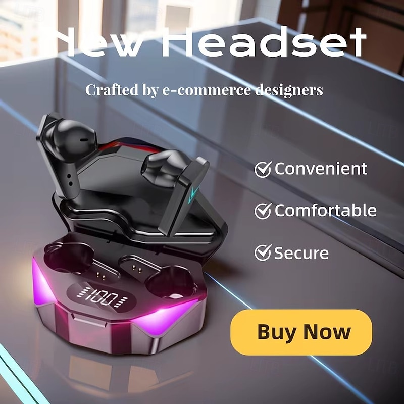 X15 True Wireless Headphones TWS Earbuds In Ear Bluetooth 5.3 Sports for Apple Samsung Huawei Xiaomi MI  Trekking Running Office Business Mobile Phone Gaming2