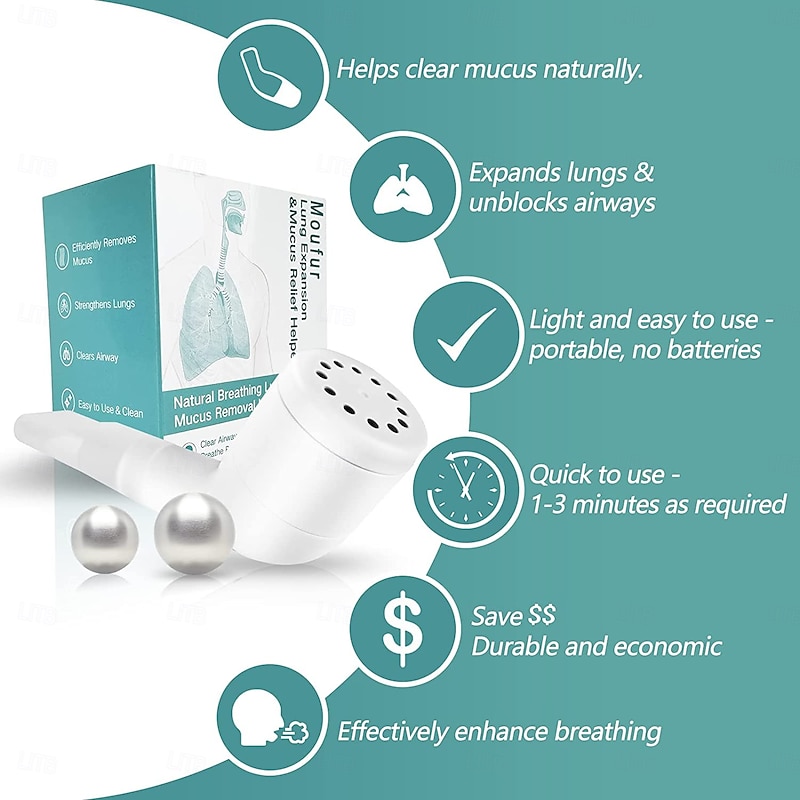 Breathing Vibration Trainer  OPEP Physical Vibration Sputum Remover3