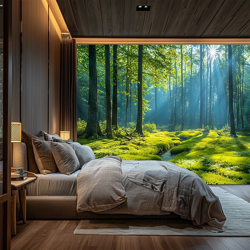 Tapestry Blanket Wall Hangings Forest Tropical 3D Bedroom Living Room Dorm Home Decor2